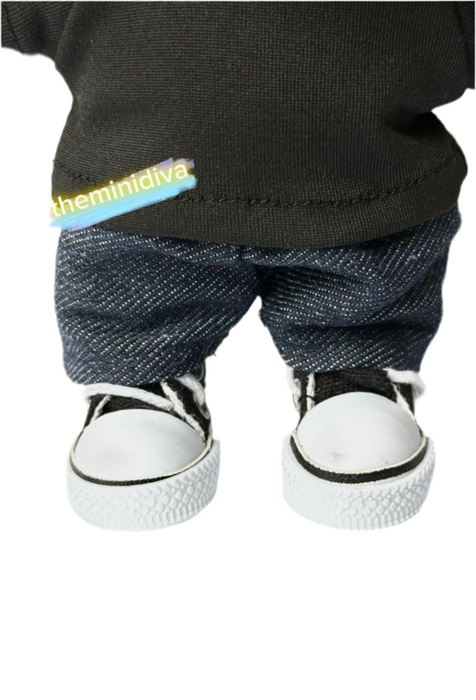 Labubu pants for Labubu jeans style Labubu denim, navy denim