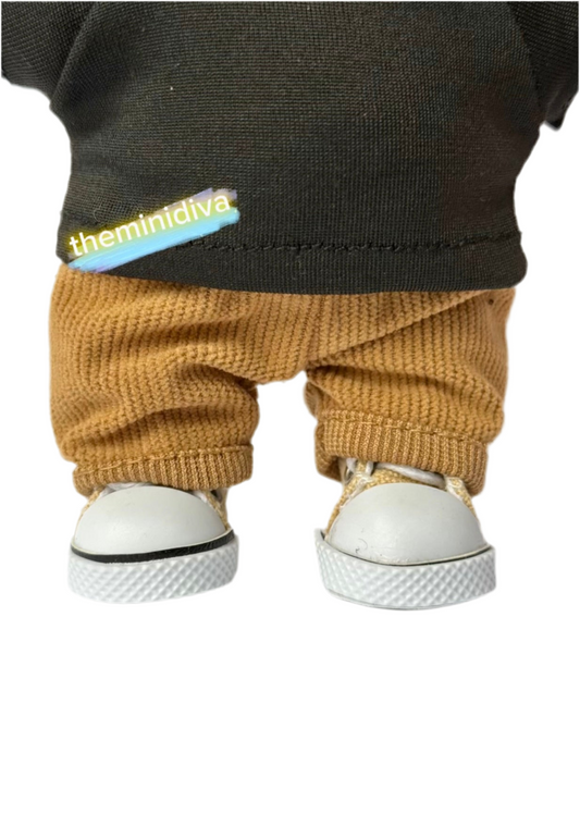 Labubu pants for Labubu corduroy style pants, camel