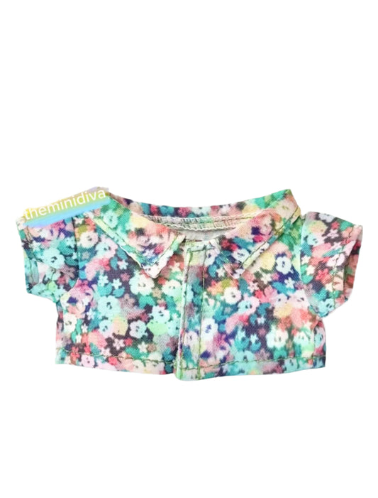 Labubu tops Labubu shirts Labubu Hawaiian shirts, multi blooms
