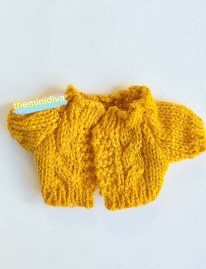 Labubu clothes for Labubu outfits summer dress Labubu sun hat Labubu sweater cardigan Labubu babydoll dress