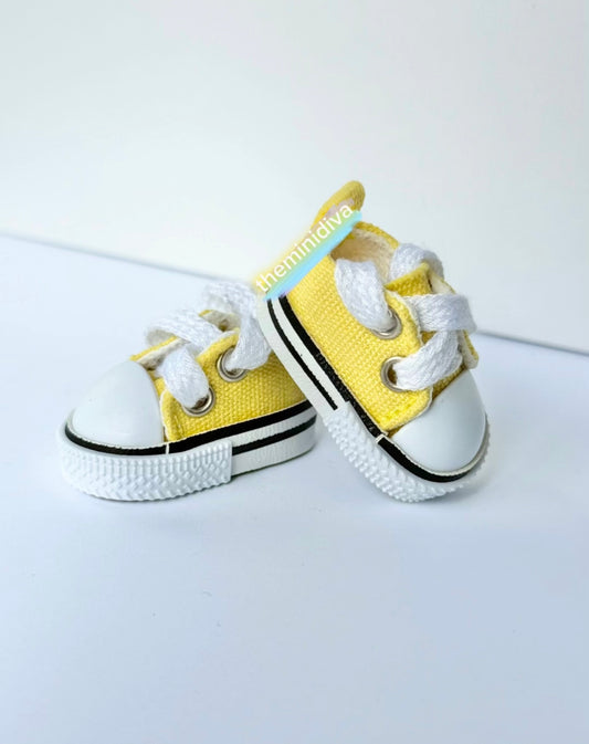 Labubu shoes for Labubu sneakers, yellow sneakers